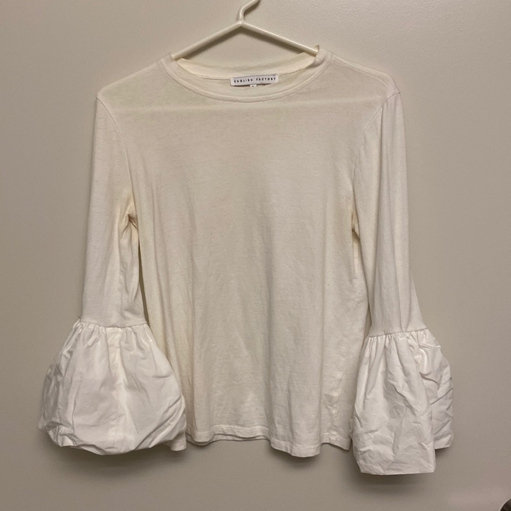 White English Factory shirt, size small